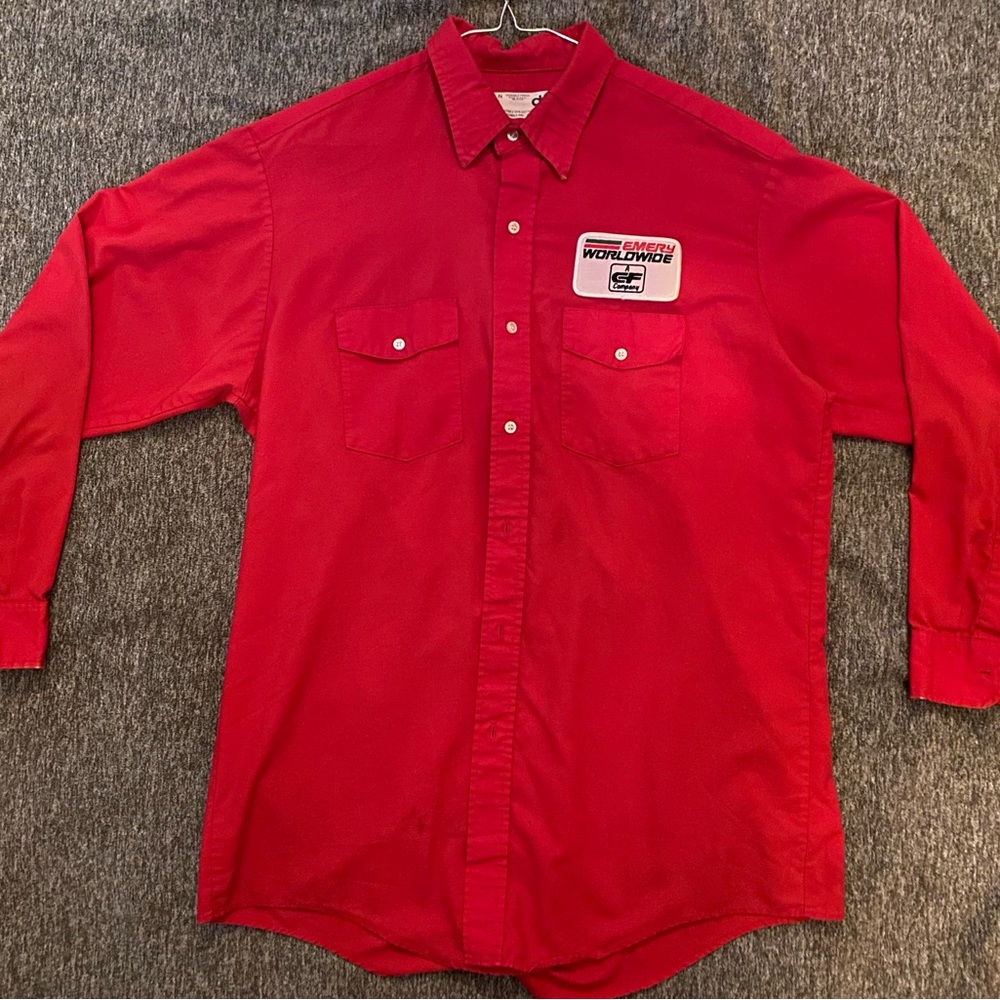 Super fun Vintage Work Shirt. Fits and looks great & great shape for 30years old